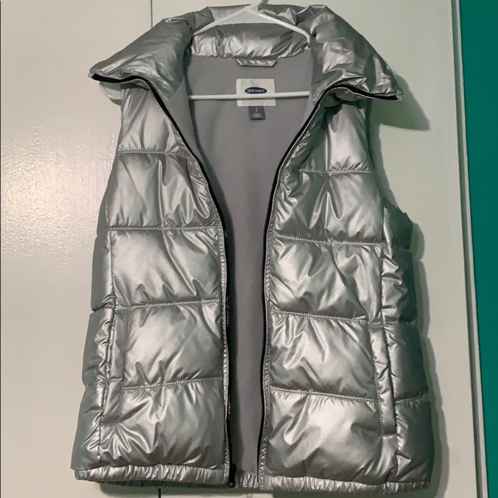 Shimmer Silver vest